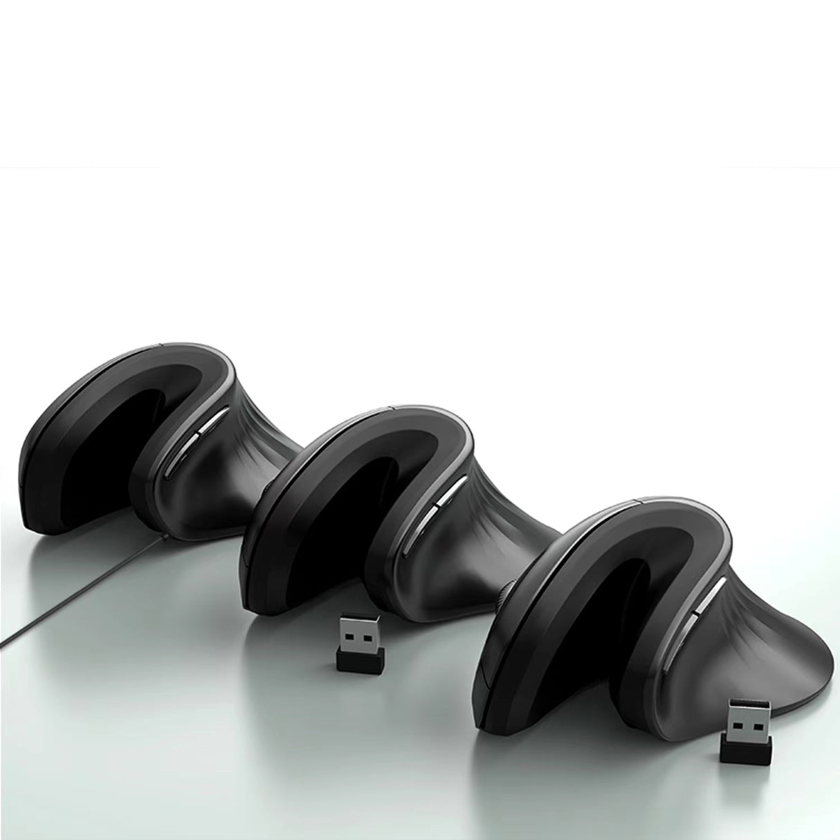 SPIRE Ergonomische Maus GX | Vertikale kabellose Maus für Rechtshänder