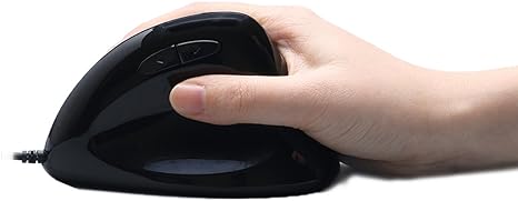 Adesso Imouse E3 – vertikale, ergonomische, programmierbare Gaming-Maus mit einstellbarem Gewicht