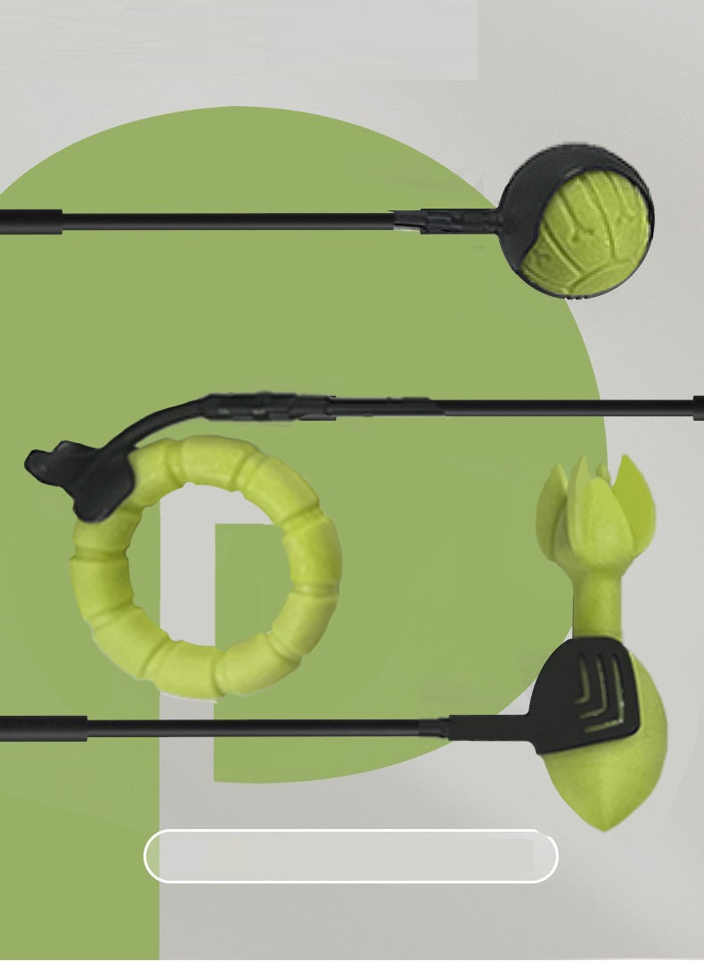 Ballenwerper hond - hondenspeelgoed - werpstok - inclusief 3 werpartikelen