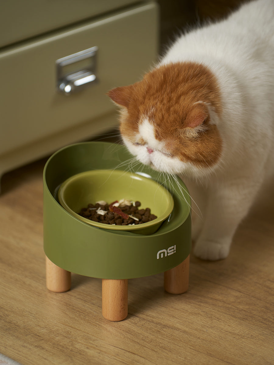 SpirePets MakeSure Keramische Voerbak - Katten voerbak in hoogte verstelbaar