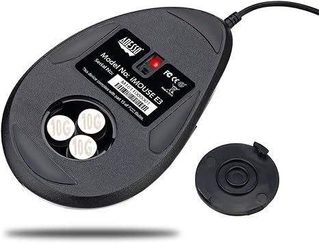 Adesso Imouse E3 – vertikale, ergonomische, programmierbare Gaming-Maus mit einstellbarem Gewicht