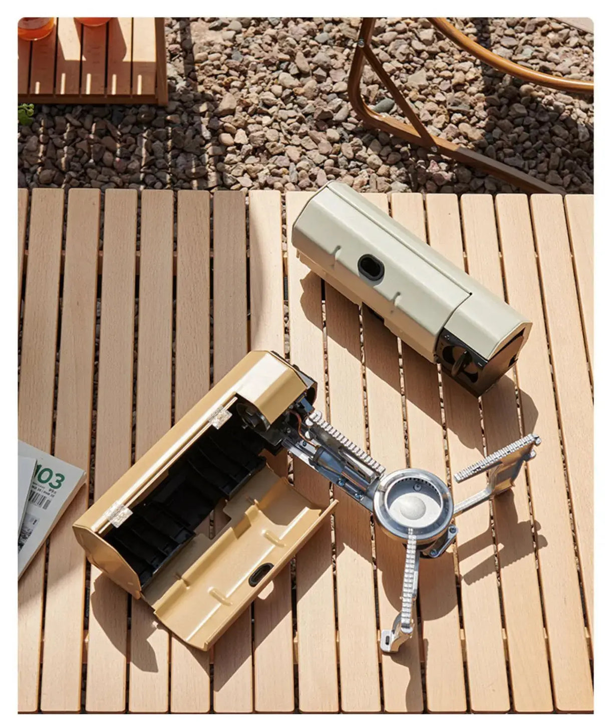 Camping gasstel - Draagbaar en opvouwbaar kooktoestel Coolgods