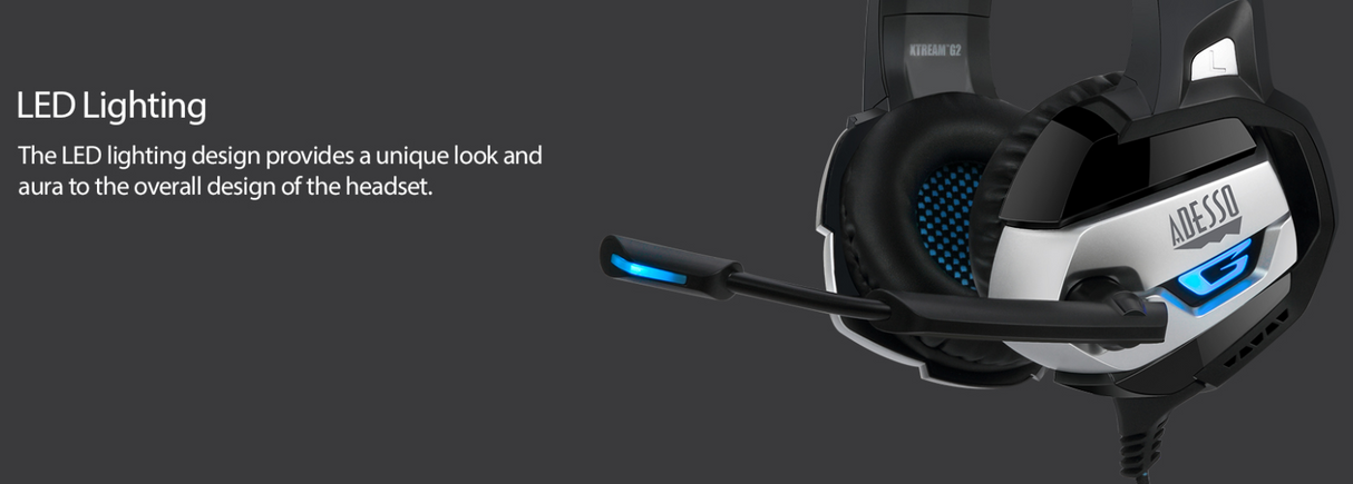 Adesso XTREAM G2 gaming headset met microfoon Adesso