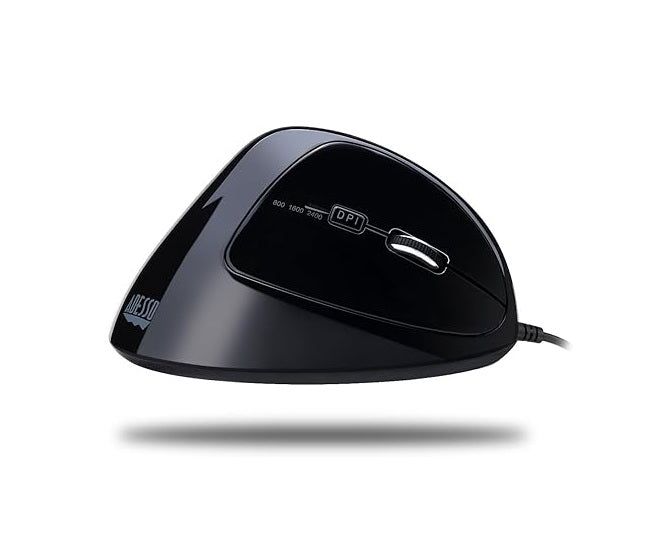 Adesso Imouse E3 - verticale ergonomische programmeerbare gamingmuis verstelbaar gewicht Adesso