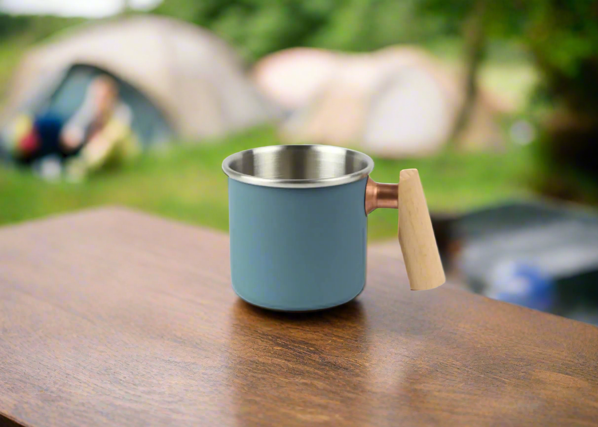 Tasse de camping en acier inoxydable-Série Kalas-blue-400ml indigo