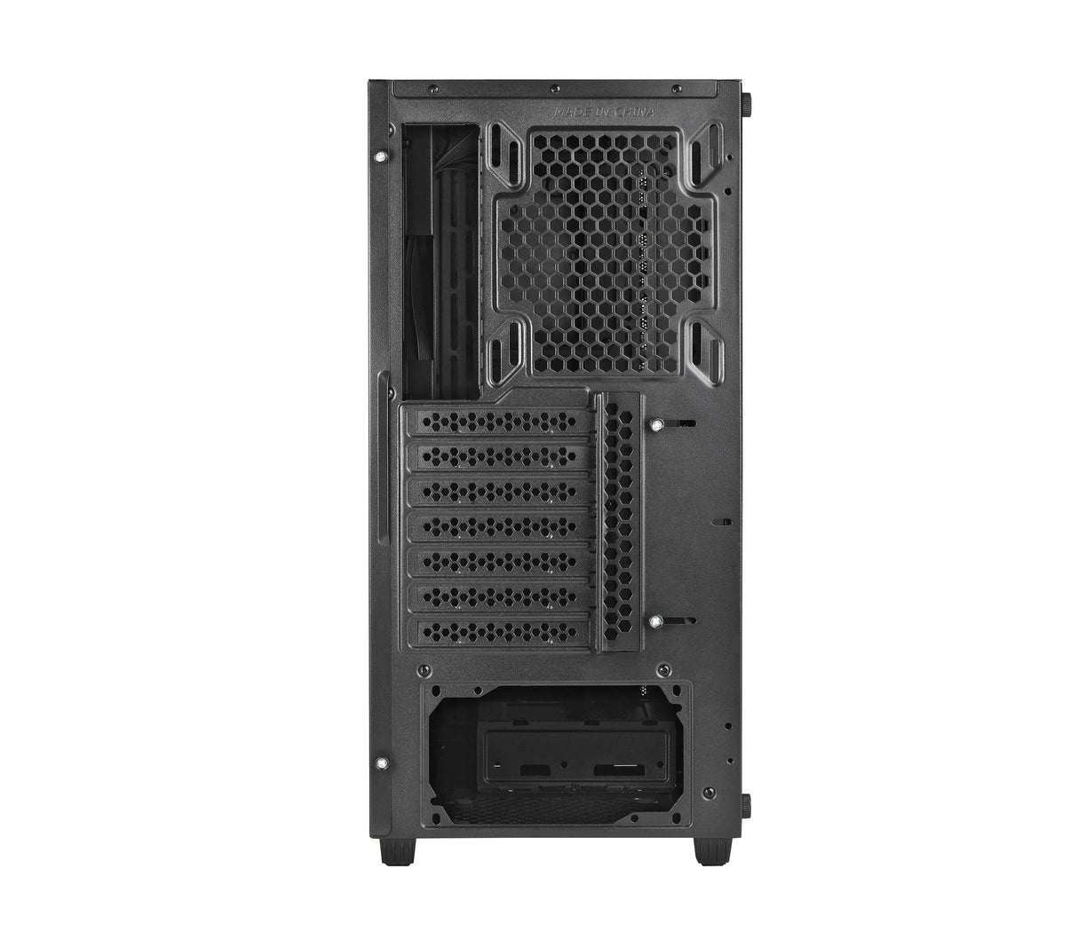 Spire Vision 7038 PC Case – Stijlvolle gaming behuizing met tempered glazen zijpaneel Spire