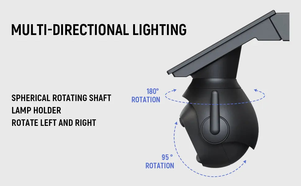 Buitenverlichting op zonne-energie - inclusief beweging sensor - inductielicht noodverlichting Spire