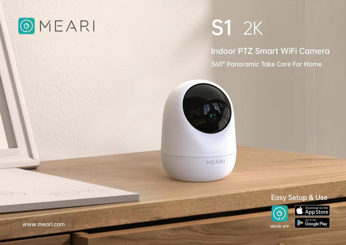 MEARI S1 Smart WiFi Camera 2K met Nachtzicht Coolgods.nl