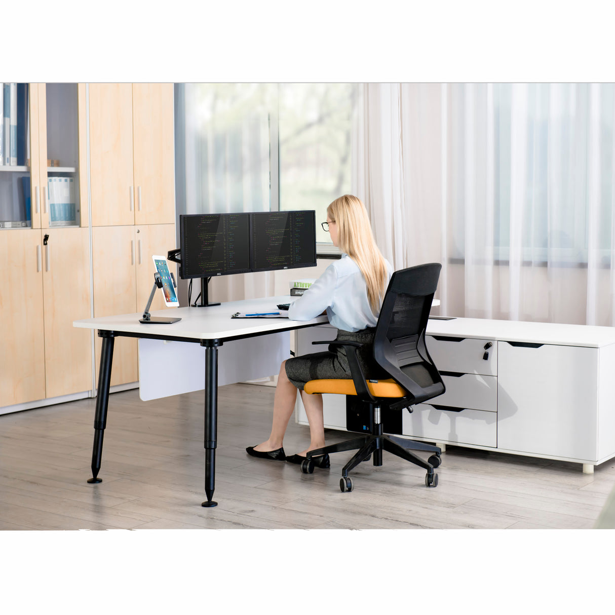 Spire Dual LCD Arm Mount | Monitor beugel | Monitor arm voor twee schermen Spire