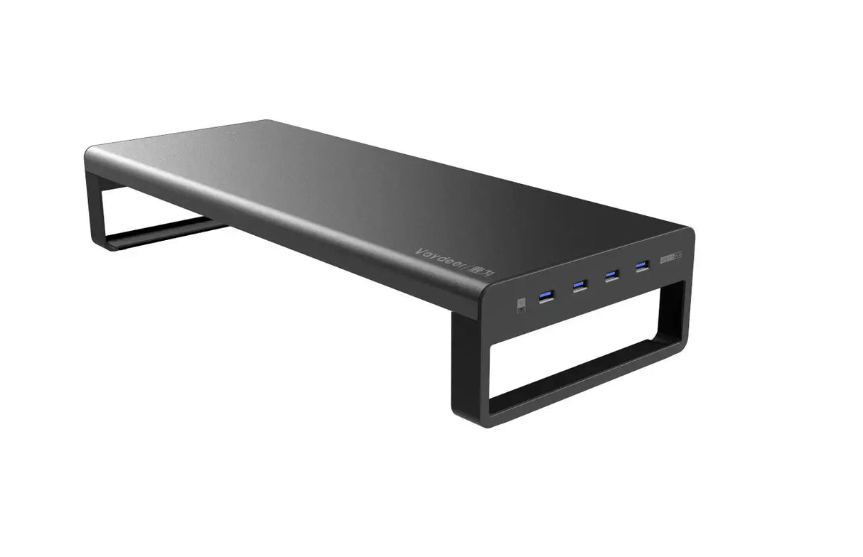 Multifunctionele monitor standaard - aluminium - 4x USB3.0 hub Spire