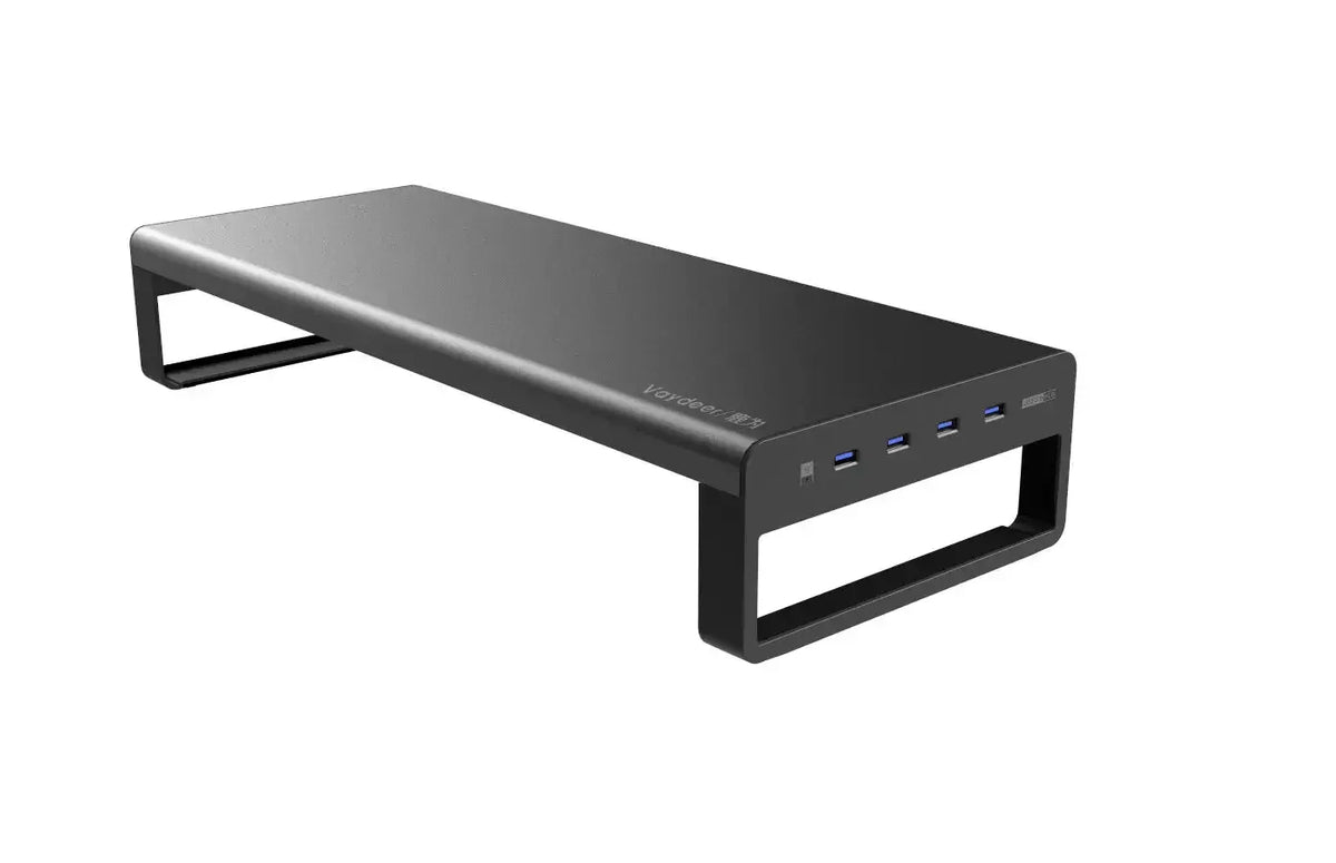 Multifunctionele monitor standaard - aluminium - 4x USB3.0 hub Spire
