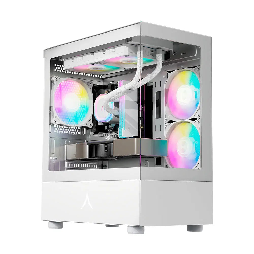 PC behuizing - gamer case - U20M WHITE - Tempered glass - RGB Spire