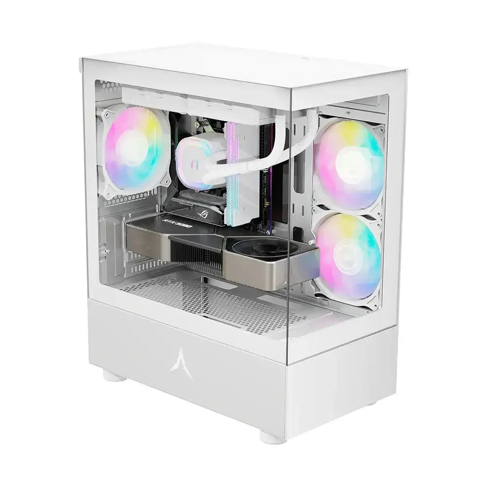 PC behuizing - gamer case - U20M WHITE - Tempered glass - RGB Spire