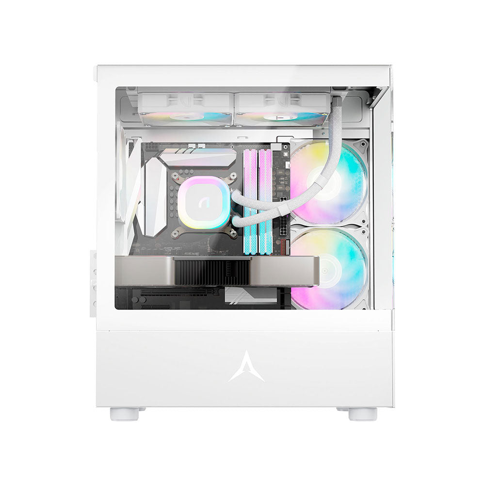 PC behuizing - gamer case - U20M WHITE - Tempered glass - RGB Spire