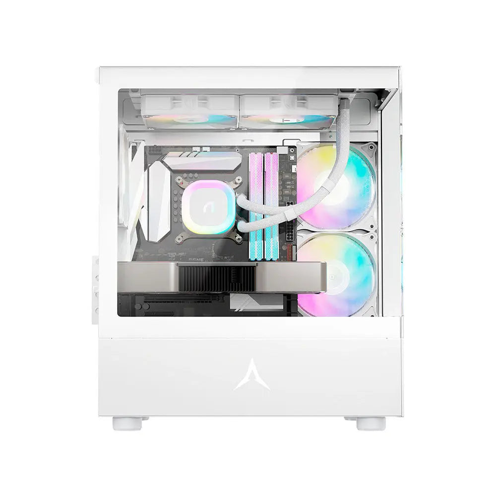 PC behuizing - gamer case - U20M WHITE - Tempered glass - RGB Spire