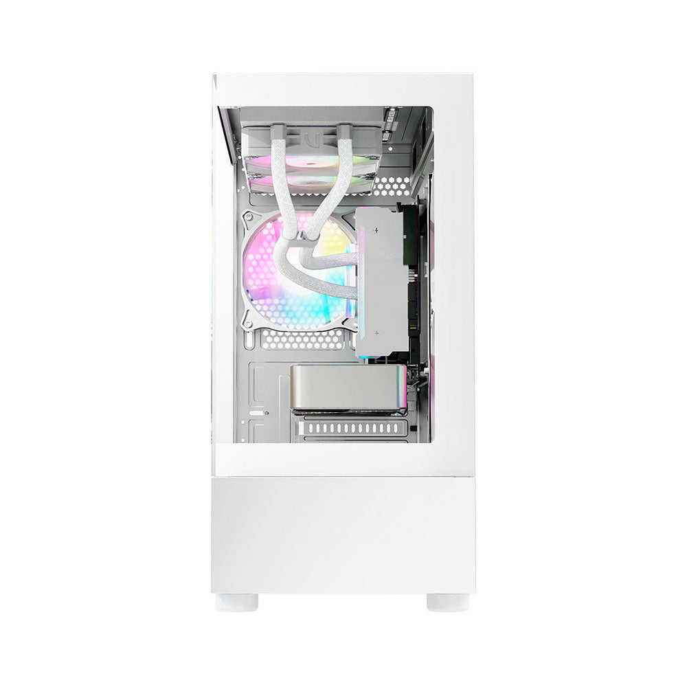 PC behuizing - gamer case - U20M WHITE - Tempered glass - RGB Spire