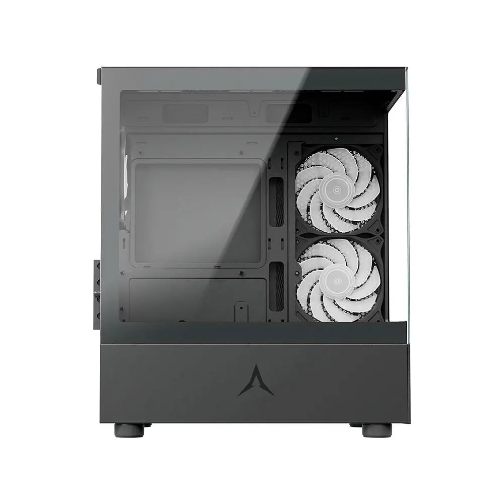 PC behuizing - gamer case - U20M BLACK - Tempered glass - RGB Spire