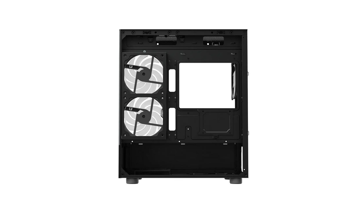 PC behuizing - gamer case - U20M BLACK - Tempered glass - RGB Spire