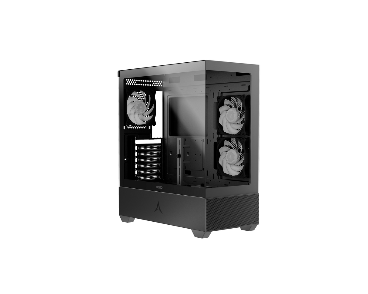 PC-Gehäuse | Schwarz | USB2.0, USB3.0 | 3,5-Zoll-Festplatte * 2, 2,5-Zoll-SSD * 2 | Micro ATX/MINI ATX | VGA-Karte