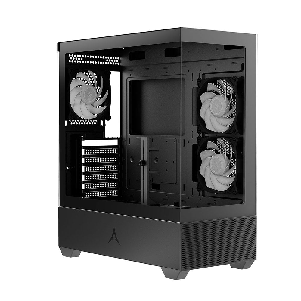 PC-Gehäuse | Schwarz | USB2.0, USB3.0 | 3,5-Zoll-Festplatte * 2, 2,5-Zoll-SSD * 2 | Micro ATX/MINI ATX | VGA-Karte