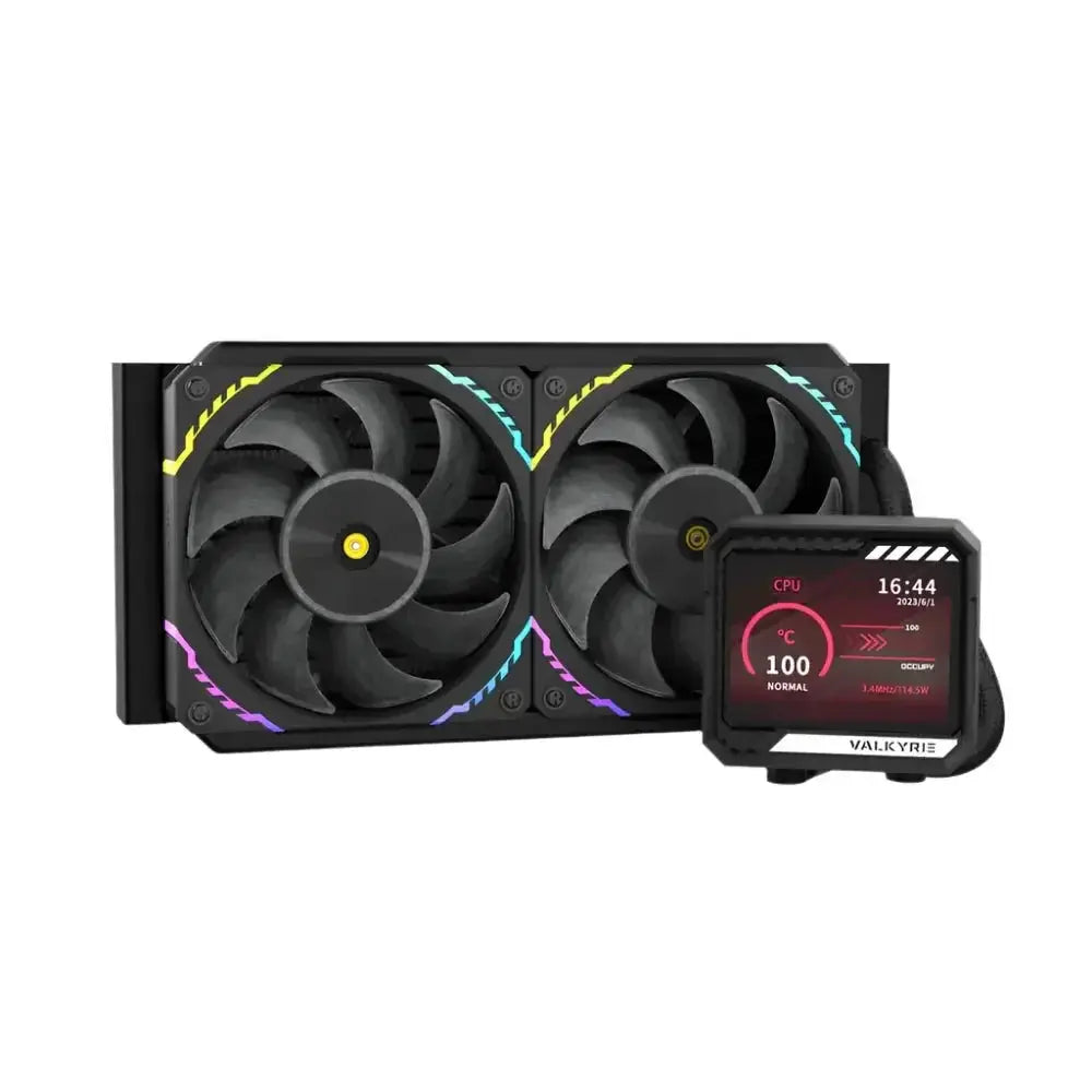 Valkyrie V240 AIO LCD Waterkoeler 240mm | Coolgods Valkyrie