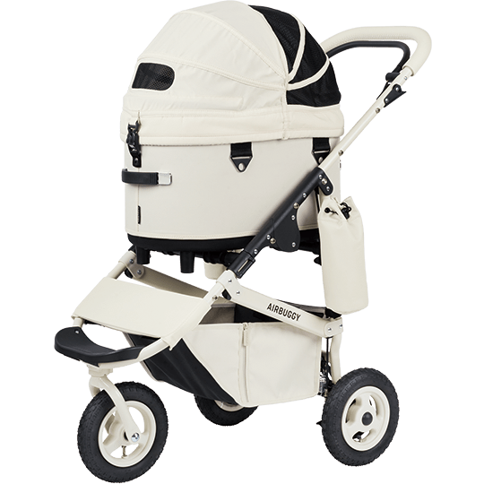 AirBuggy Dome 3 Large – Ivory White - Luxe huisdierbuggy SpirePets