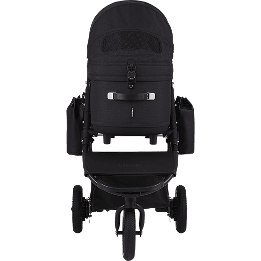 AirBuggy Dome3 Large Black – luxe zwarte hondenbuggy kattenbuggy
