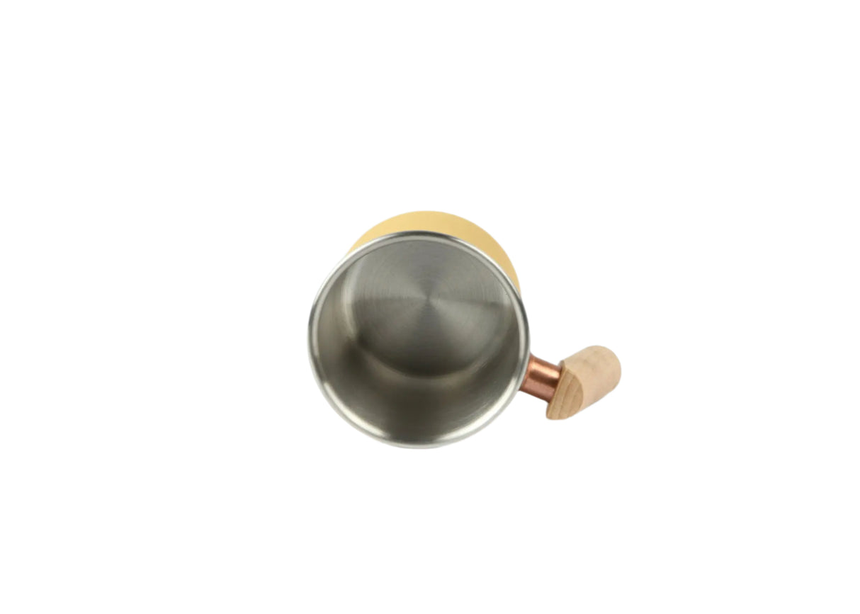 Camping beker roestvrij staal – Kalas Mandarijn geel (2)