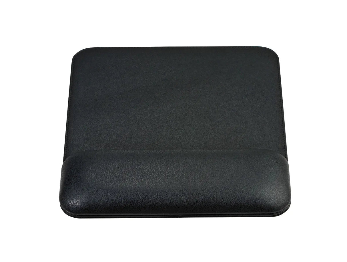 Ergonomische Muismat | Muismat met Polssteun | Stijlvol leer | Eenvoudig reinigen | 25 x 27 x 2.5 cm Coolgods