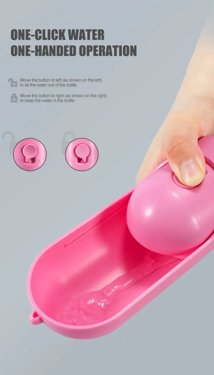 Voedsel en Waterfles voor Huisdieren - Blauw SPIRE-PETS