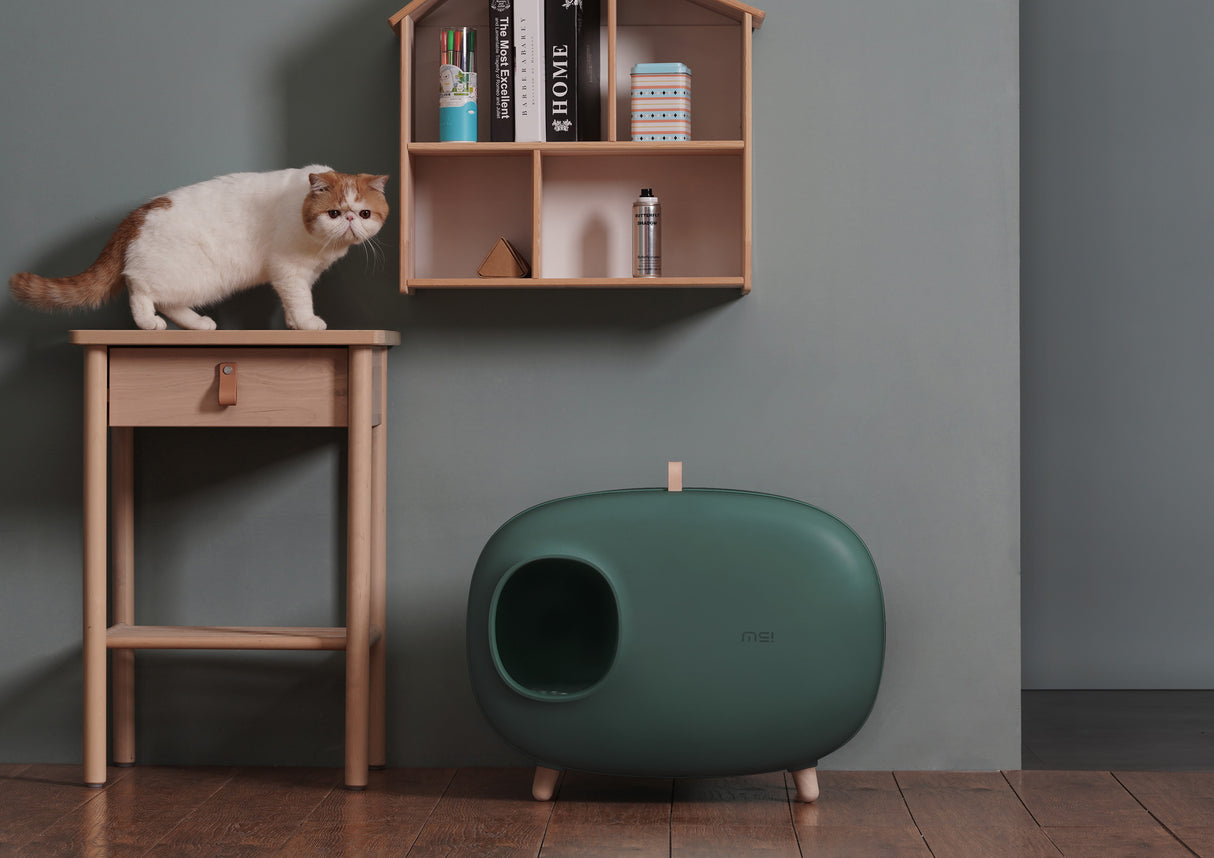 Kattenbak Groen - One size fits all - Designprijs Winnaar