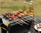 Compacte BBQ - mini barbecue koffer - zwart - draagbaar - maat M - Coolgods.nl