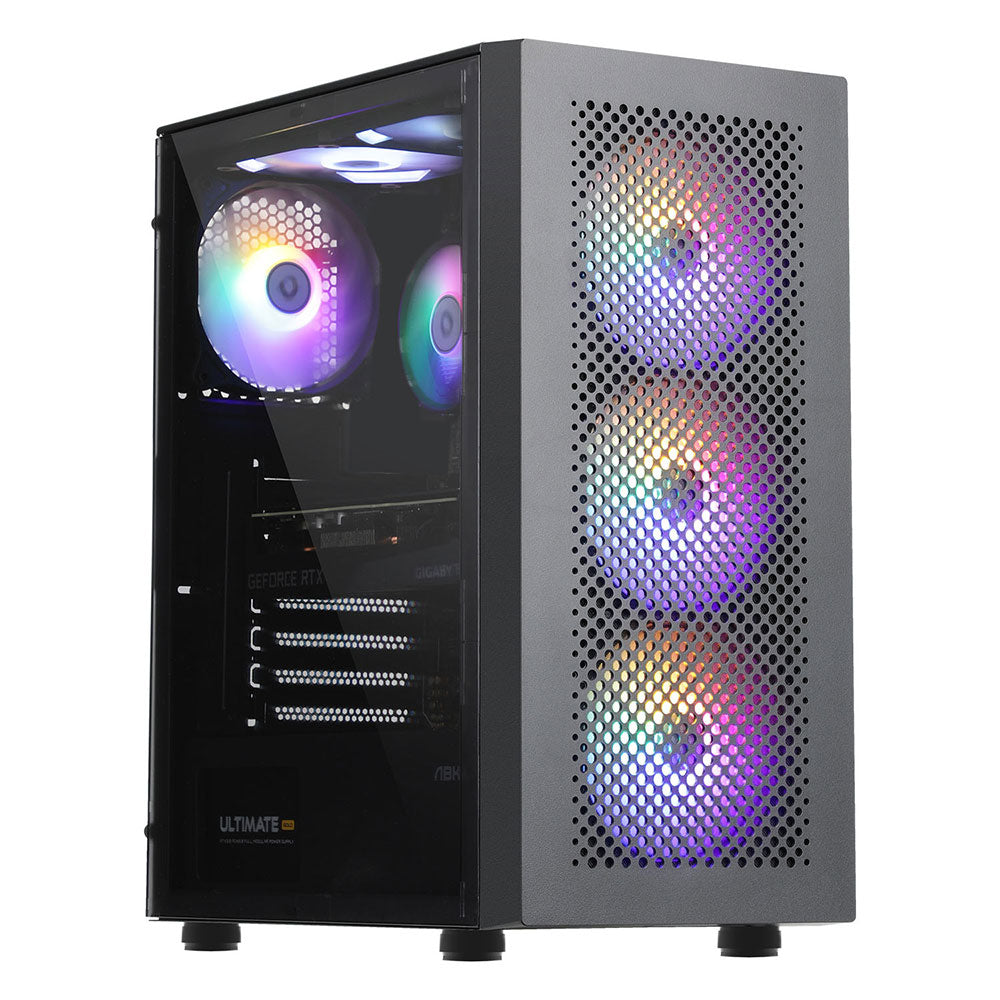 PC-Gehäuse | Schwarz | USB2.0, USB3.0 | 3,5-Zoll-Festplatte * 2, 2,5-Zoll-SSD * 2 | Micro ATX/MINI ATX | VGA-Karte