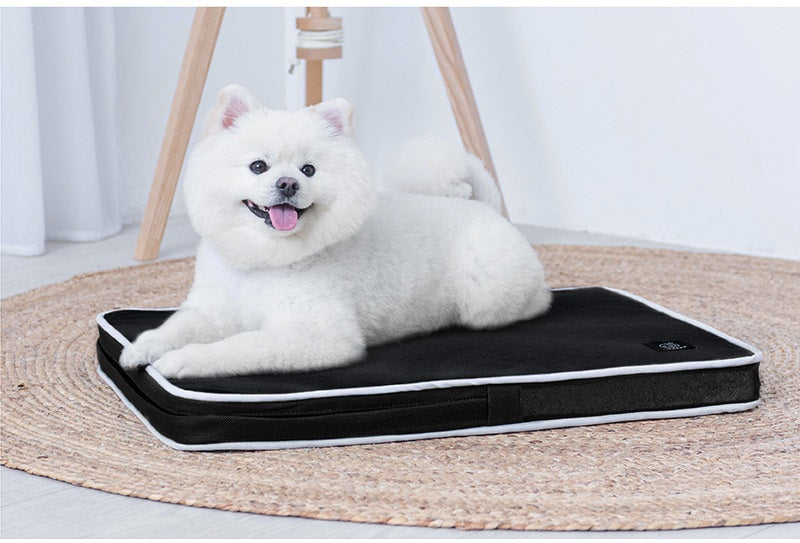 Hondenkussen - Hondenbed - Luxe Hondenkussen Kleur Zwart - 45x30x5cm Coolgods