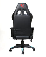 X2 Gaming Stoel - PVC Leer - RGB Lichten - Nylon wielen - Bureau Stoel - Ergonomische Ontwerp - 54x69.5x133cm (LxBxH) Spire