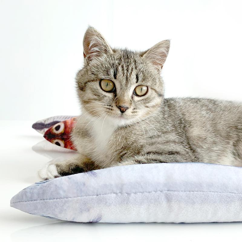 Kattenspeelgoed - Vis - Katten Speeltje Vis - Gevuld met kattenkruid - 30 cm SpirePets