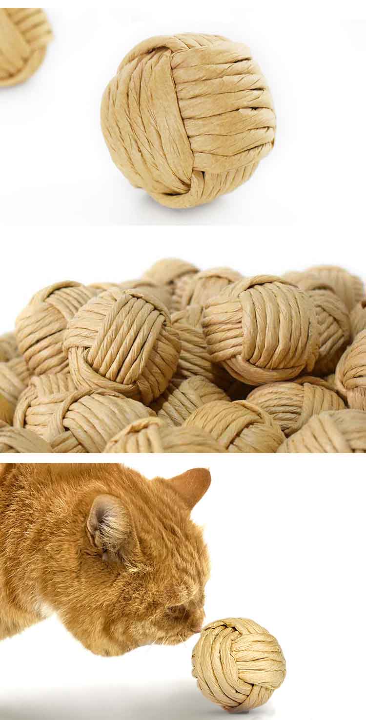 Kattenspeelgoed - Krab bal -  Kattenkruid Bal - Touwspeeltje SpirePets