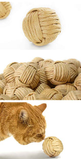 Kattenspeelgoed - Krab bal -  Kattenkruid Bal - Touwspeeltje SpirePets
