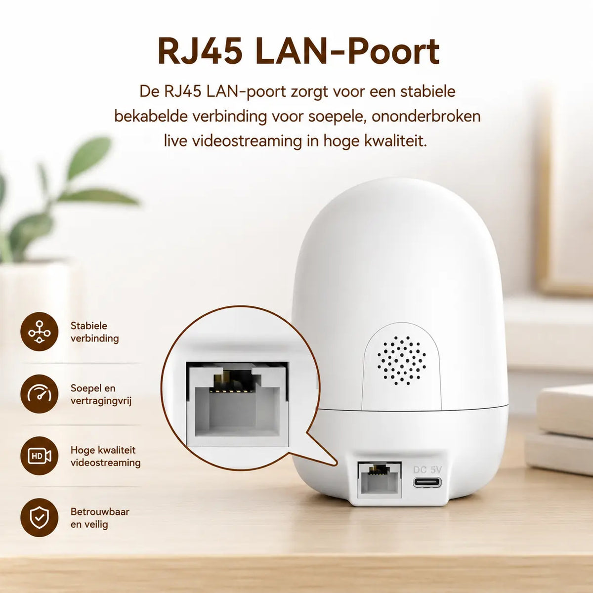 MEARI S1 Smart WiFi Camera 2K met Nachtzicht MEARI
