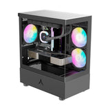 Boîtier PC | Noir | USB2.0, USB 3.0 | 3.5" HDD * 2, 2.5" SSD * 2 | Micro ATX/MINI ATX