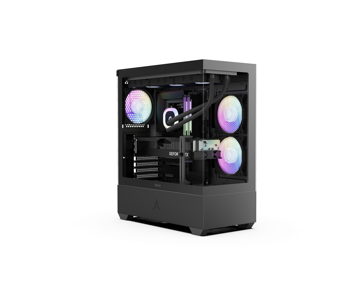 Boîtier PC | Noir | USB2.0, USB 3.0 | 3.5" HDD * 2, 2.5" SSD * 2 | Micro ATX/MINI ATX