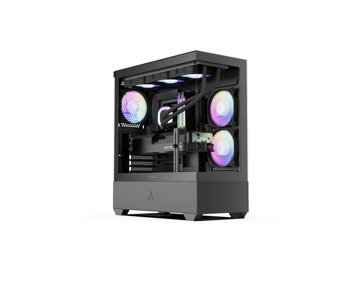 Boîtier PC | Noir | USB2.0, USB 3.0 | 3.5" HDD * 2, 2.5" SSD * 2 | Micro ATX/MINI ATX