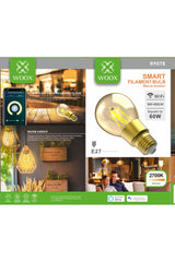 WOOX R9078 Smart E27 Filament LED Lamp – Slim, sfeervol en energiezuinig Woox