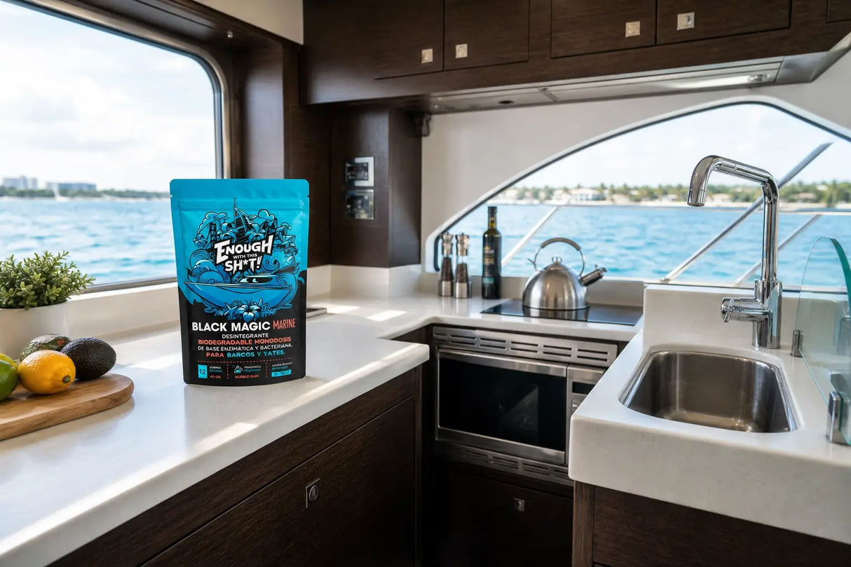 EWTS Black Marine Probiotische Geurvreter voor Boot & Jacht EWTS