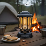 Outdoor-Campinglampe - USB-Ladeanschluss - Lichtdimmeffekt - Schwarz