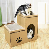 Kattenhuis krab-speelhuis | Huisje voor poezen en katten | 50x32x40cm Coolgods
