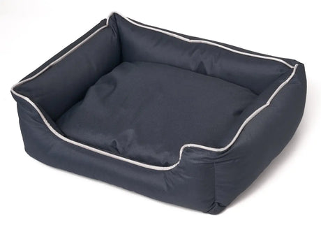 Waterbestendig Huisdierenbed Bastiaan | Anti-Slip Onderkant | Makkelijk Schoon te Maken | Donkergrijs | Maat S 30x25x14cm | Honden en Katten Coolgods